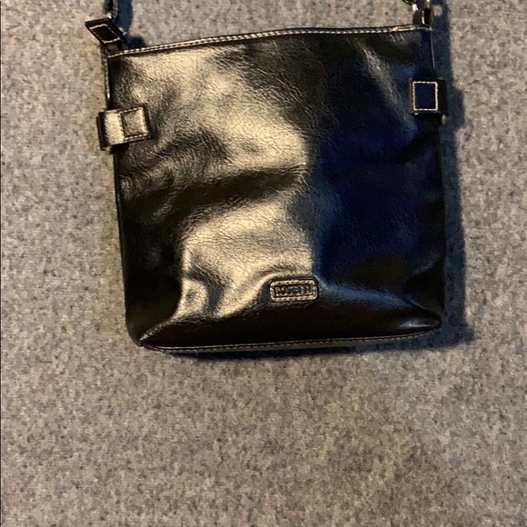 Black Purse With Adjustable Strap - Picture 3 of 3